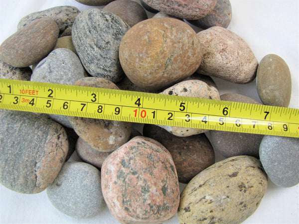 River Rock - Natural Beach Stones - Weathered Round Rocks
