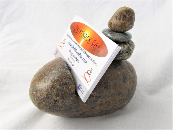 SPECIAL ORDER - Stacked Stone Business Card Holder