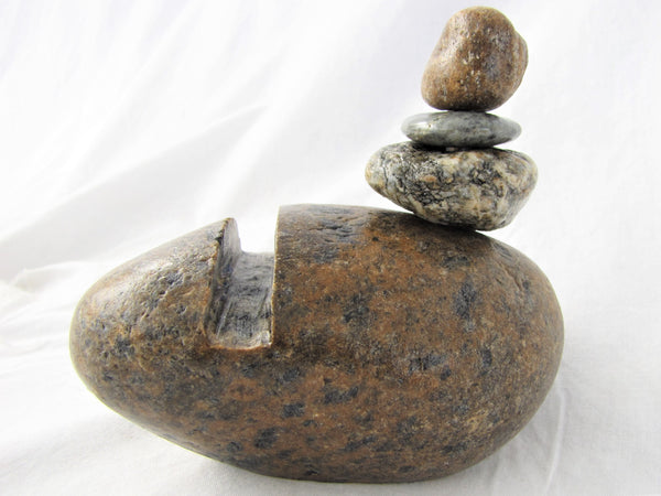 SPECIAL ORDER - Stacked Stone Business Card Holder