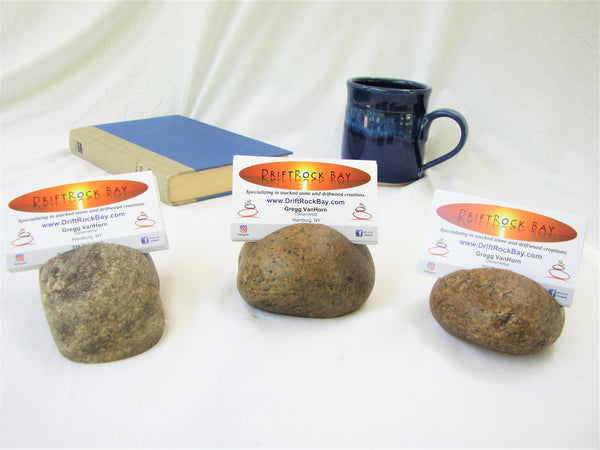 Rock Business Card Holder