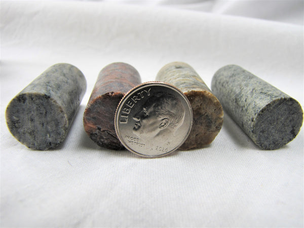 Rock Cores, River Rock Stone Cylinders, 1/2" Diameter