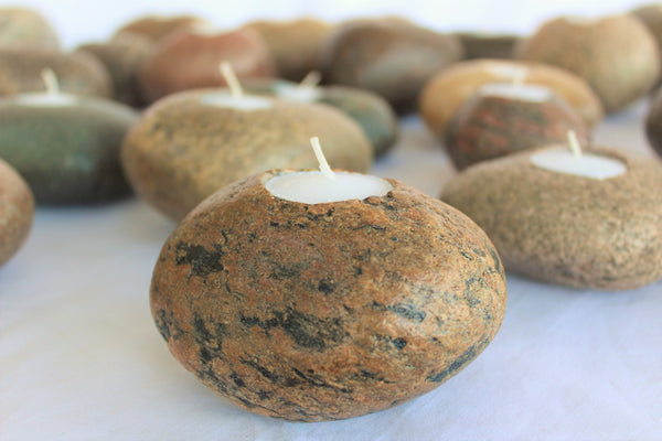 Rock Candle Tea Light (Single)