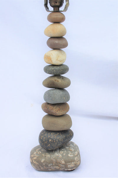 Rock Lamp (Large - 24" Tall), Stacked Stone Lamp
