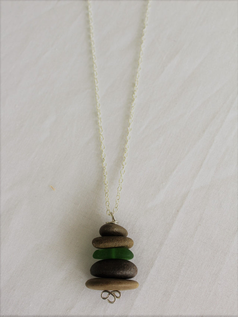 Rock Stack Necklace, Cairn Necklace, Stacked Rock Necklace, Beach Stone  Necklace, Pebble Necklace, Beach Necklace, Rock Necklace